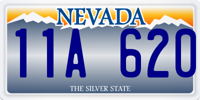 NV license plate 11A620