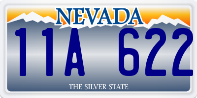 NV license plate 11A622