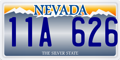 NV license plate 11A626