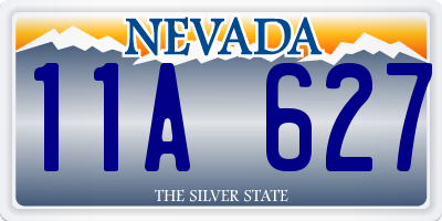 NV license plate 11A627