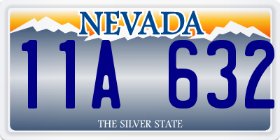 NV license plate 11A632