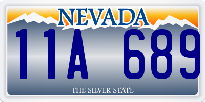 NV license plate 11A689