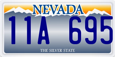 NV license plate 11A695
