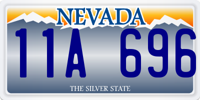 NV license plate 11A696