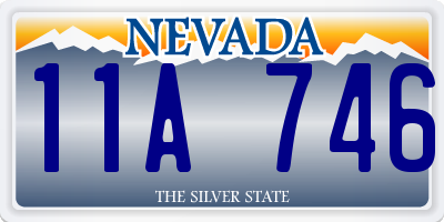 NV license plate 11A746