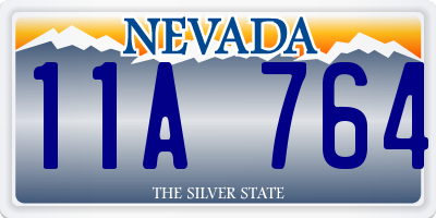 NV license plate 11A764