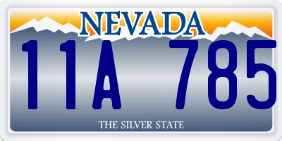 NV license plate 11A785