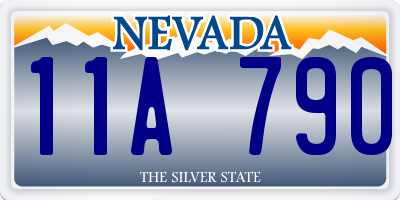 NV license plate 11A790