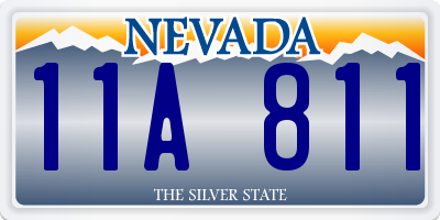 NV license plate 11A811
