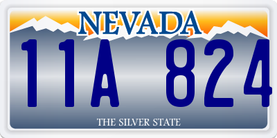 NV license plate 11A824