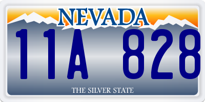 NV license plate 11A828