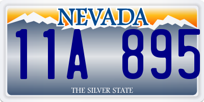 NV license plate 11A895