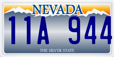 NV license plate 11A944