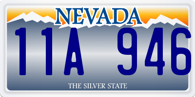 NV license plate 11A946