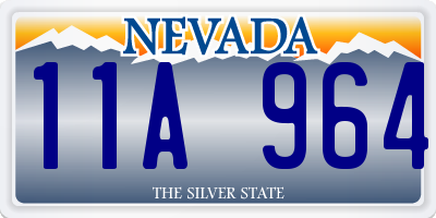 NV license plate 11A964