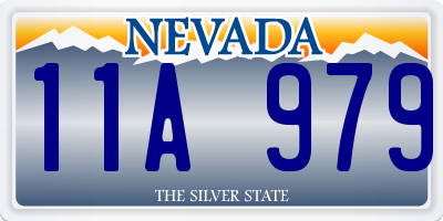 NV license plate 11A979