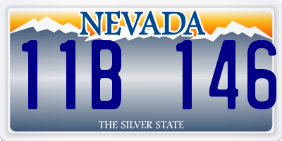 NV license plate 11B146