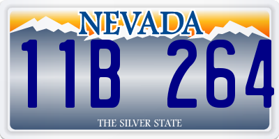 NV license plate 11B264