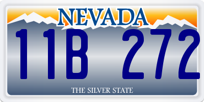 NV license plate 11B272