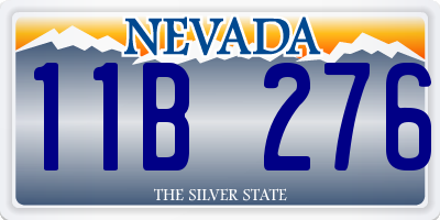 NV license plate 11B276