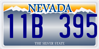 NV license plate 11B395