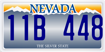 NV license plate 11B448