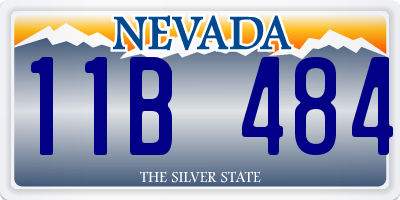 NV license plate 11B484