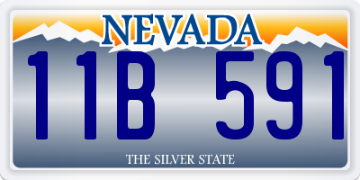 NV license plate 11B591