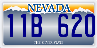 NV license plate 11B620