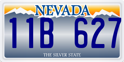 NV license plate 11B627