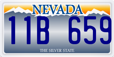 NV license plate 11B659