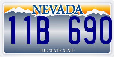 NV license plate 11B690