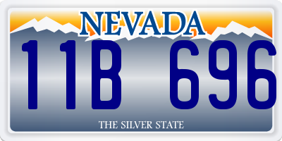 NV license plate 11B696