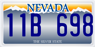 NV license plate 11B698