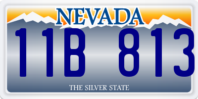 NV license plate 11B813