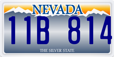 NV license plate 11B814