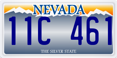NV license plate 11C461