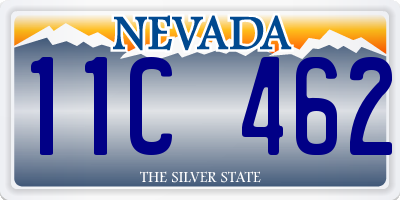 NV license plate 11C462