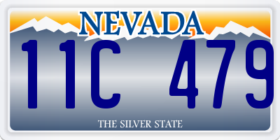 NV license plate 11C479