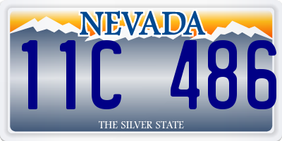 NV license plate 11C486