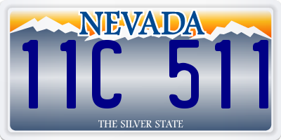 NV license plate 11C511