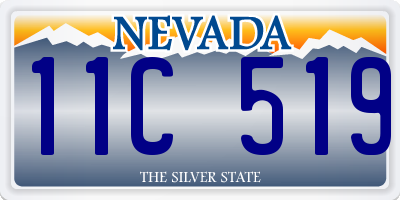 NV license plate 11C519