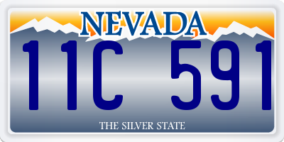NV license plate 11C591