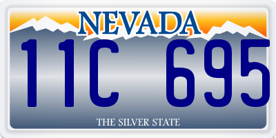 NV license plate 11C695