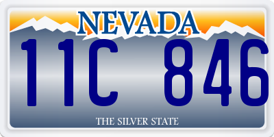 NV license plate 11C846