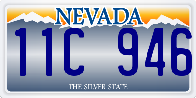 NV license plate 11C946