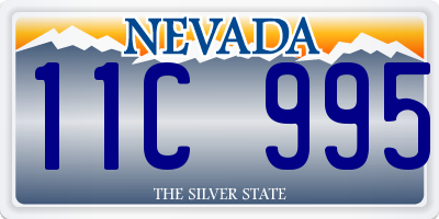 NV license plate 11C995