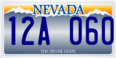 NV license plate 12A060