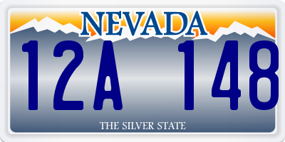 NV license plate 12A148