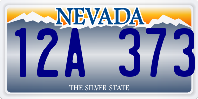 NV license plate 12A373